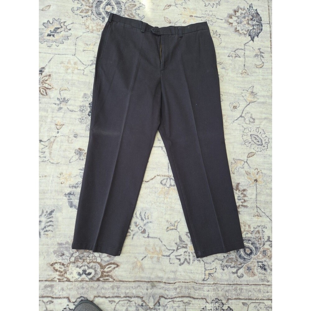 #450 Savane Motion Men's 38x29 100% Cotton black chinos dress pants